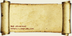 Dina Pejaković vizit kartica